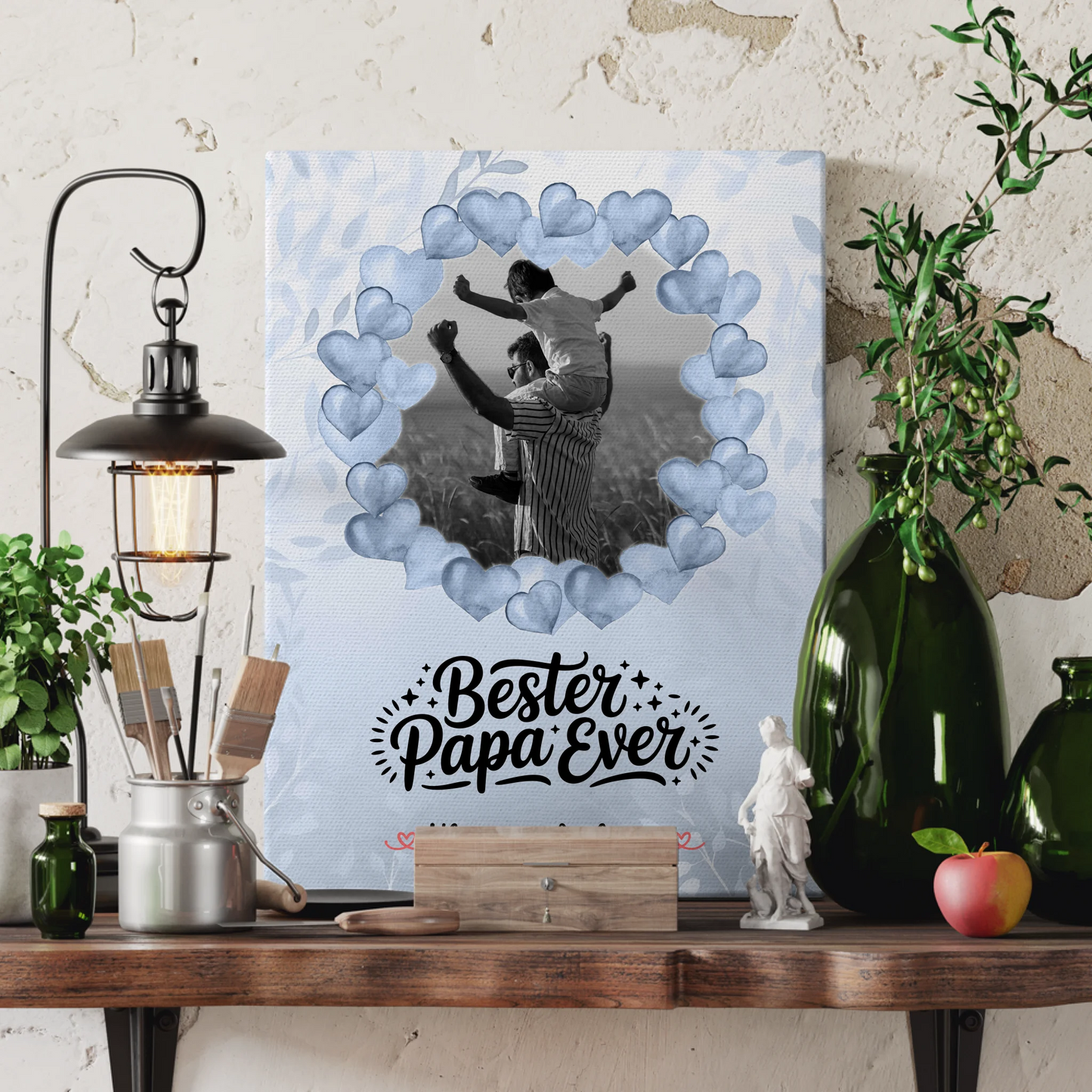 Leinwand Collagen Erstellen 10 Foto & Namen Bester Papa Ever