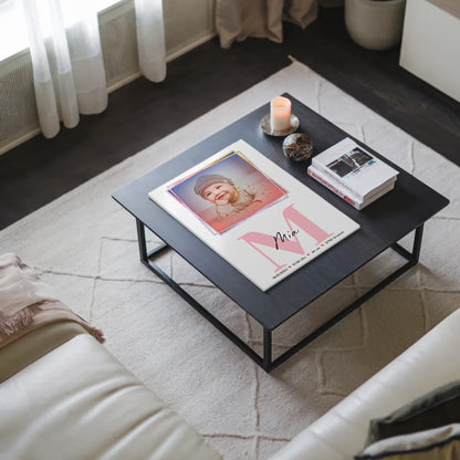 Magnet Poster Wandbild Baby zur Geburt mit Foto, Name & Geburtsdaten