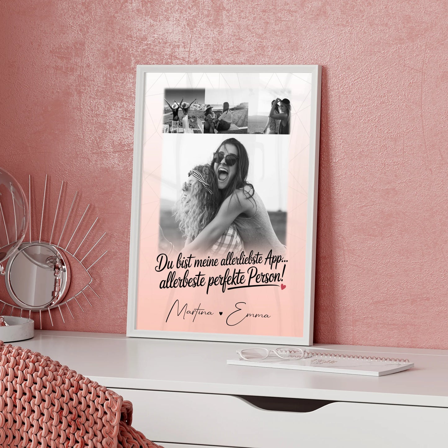 Beste Freundin Poster Mit Bild 4 Fotos Allerbeste Perfekte Person