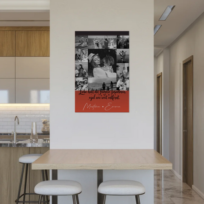 Familienbild Personalisiert Fotoboard mit 11 Fotos für Familienzusammenhalt und individuelle Geschenke