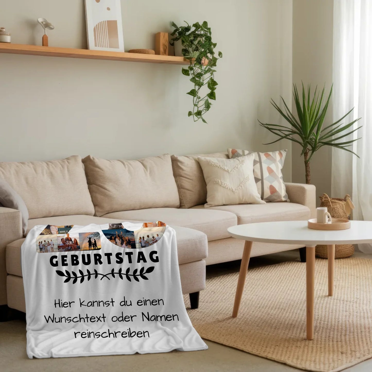 Personalisiertes Decke zum 20 Geburtstag mit Wunschname Wunschtext