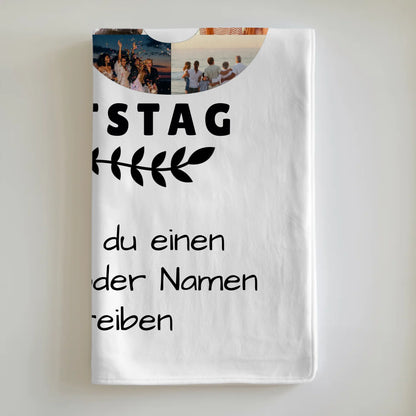 Personalisiertes Decke zum 20 Geburtstag mit Wunschname Wunschtext