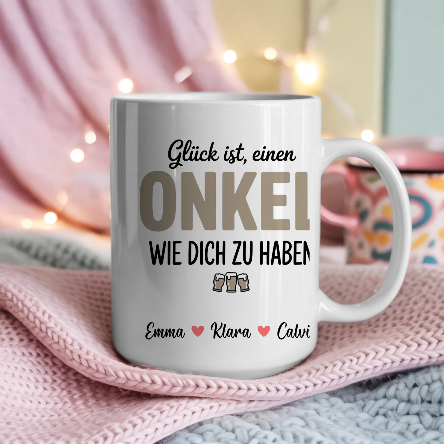 Ausgefallene Tassen Mit Namen Geschenkidee für Onkel personalisiert