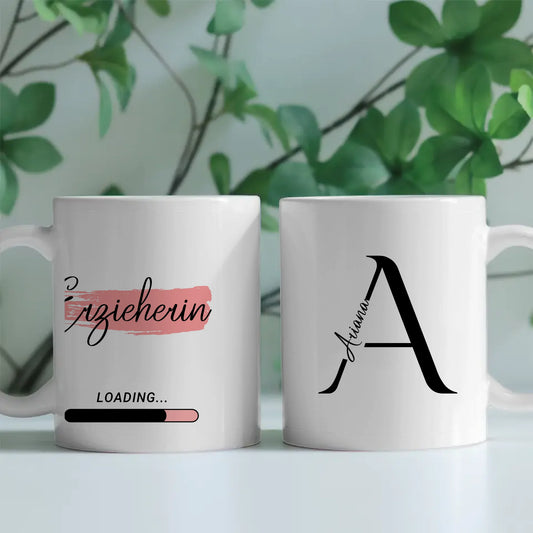 Tasse Mit Namen Und Spruch Zukünftige Erzieherin Geschenk