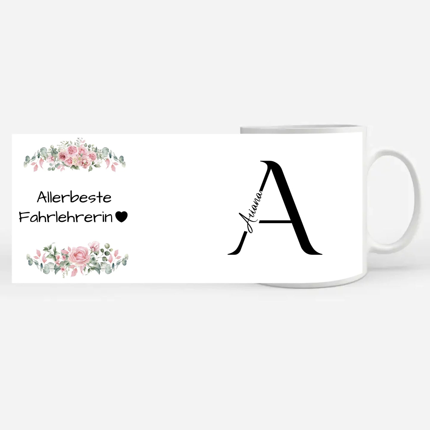 Personalisierte Tasse Mit Spruch Allerbeste Fahrlehrerin Geschenk
