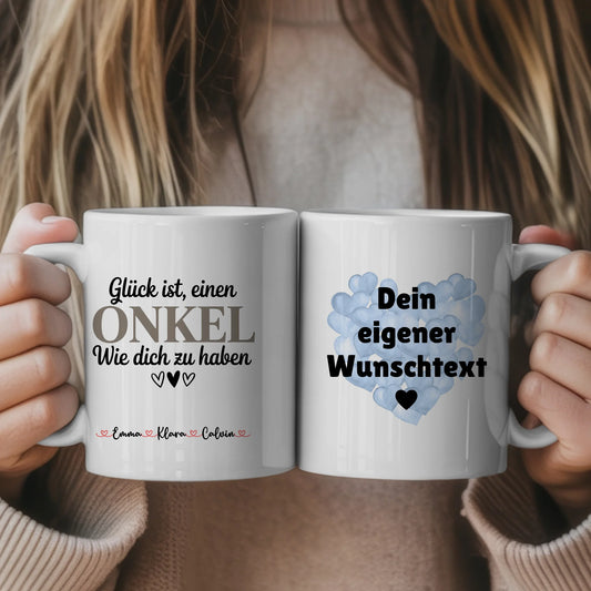 Tasse Mit Namen Und Spruch Onkel personalisiert mit Wunschtext Geschenkidee
