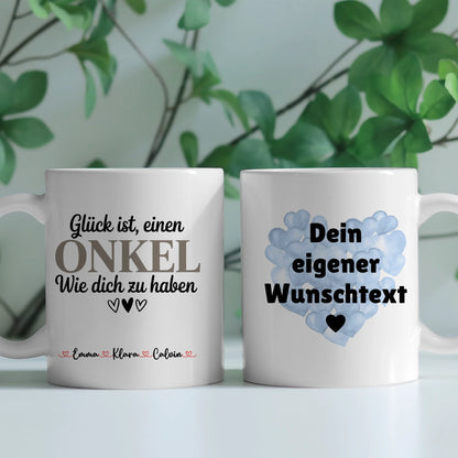 Tasse Mit Namen Und Spruch Onkel personalisiert mit Wunschtext Geschenkidee