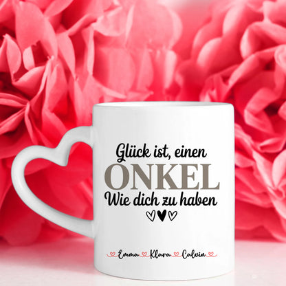 Tasse Mit Namen Und Spruch Onkel personalisiert mit Wunschtext Geschenkidee