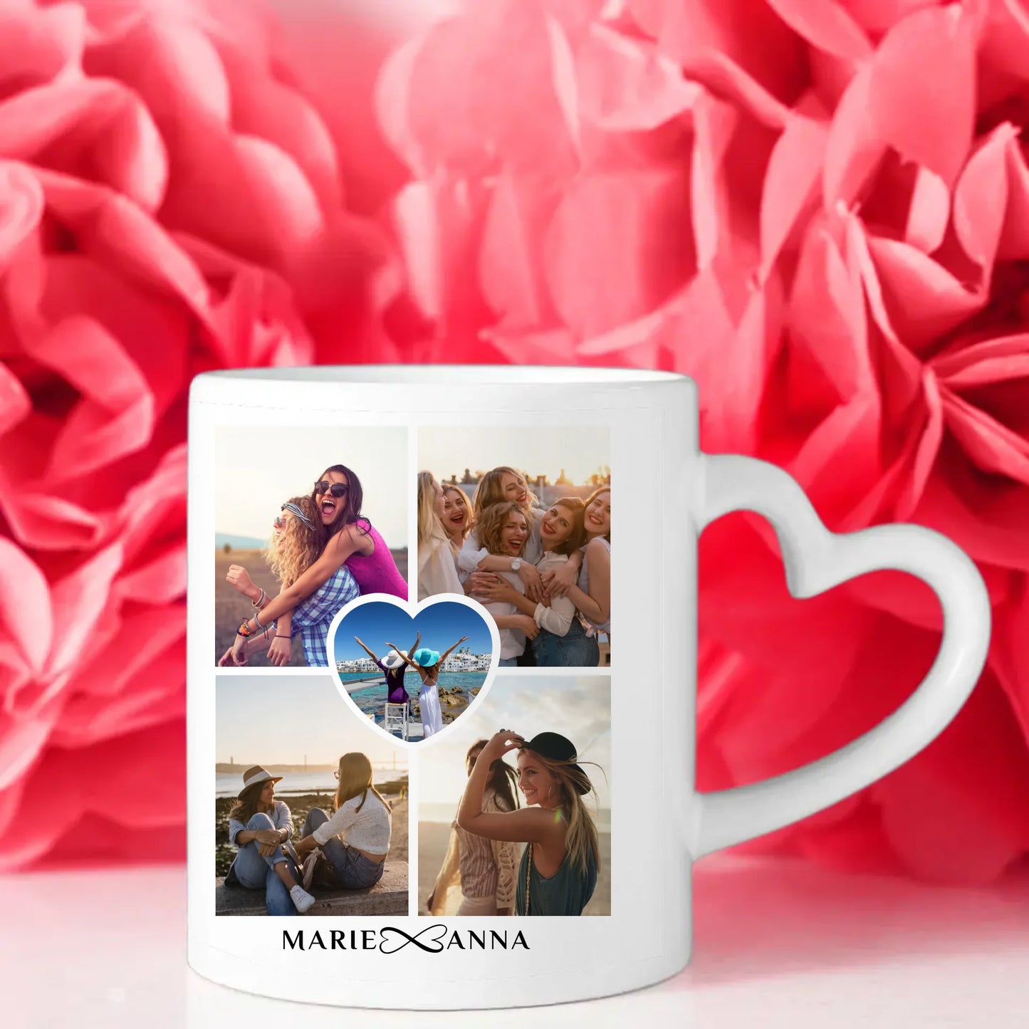 Tasse für Schwester personalisiert Sind wie Sterne Personalisiert
