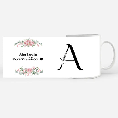 Kaffeebecher Personalisiert Allerbeste Bankkauffrau Geschenk