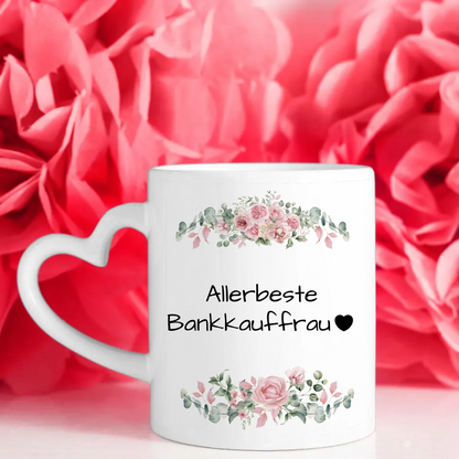 Kaffeebecher Personalisiert Allerbeste Bankkauffrau Geschenk