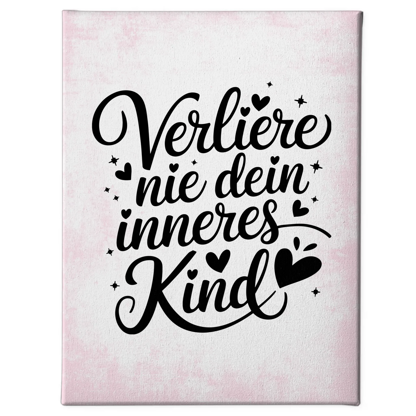 Spruch Leinwand Verliere nie dein inneres Kind personalisiert
