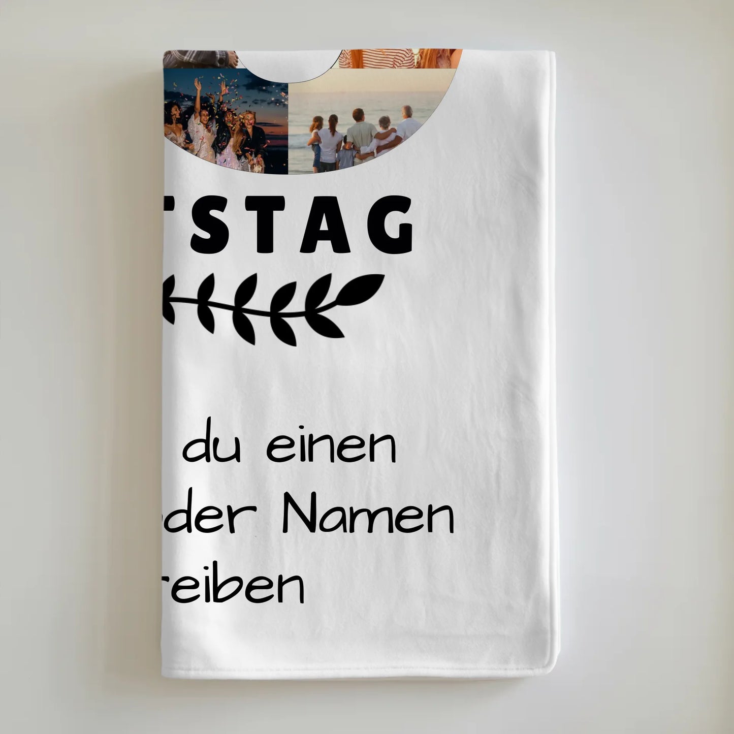 Personalisierte Decke 70 Geburtstag mit Wunschname Wunschtext für Oma Opa
