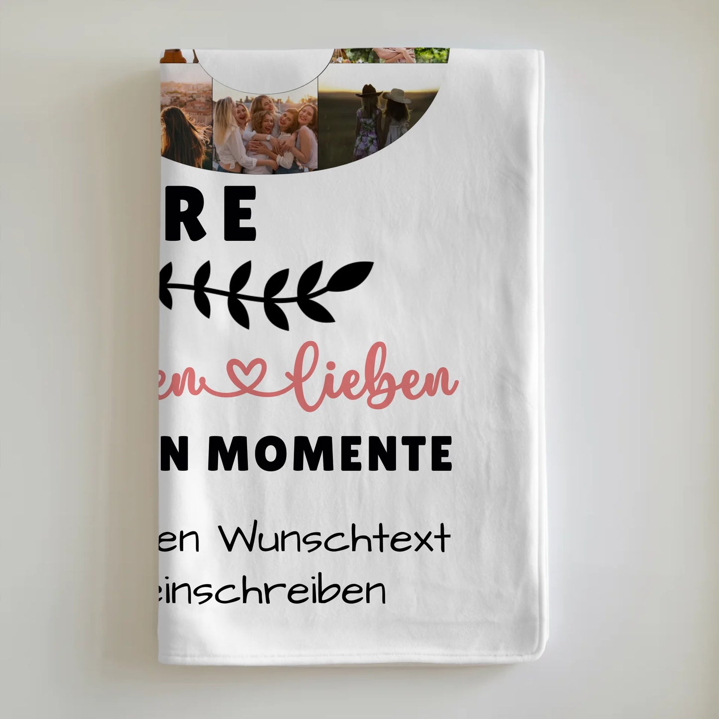 Personalisierte Decke Sohn 18 Geburtstag Fotos Wunschtext Vielen Dank