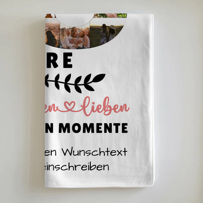 Personalisierte Decke Sohn 18 Geburtstag Fotos Wunschtext Vielen Dank