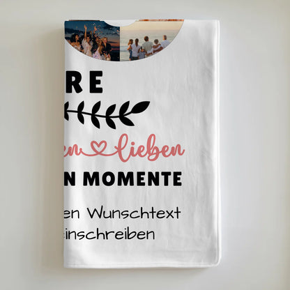 Personalisierte Decke Patentante 30 Geburtstag mit Fotos Wunschtext