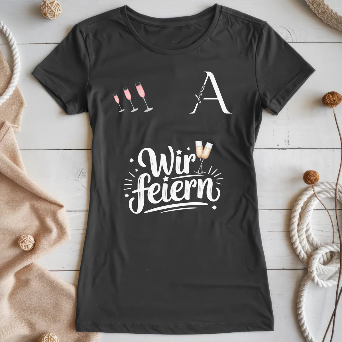 T-Shirt Schwarz