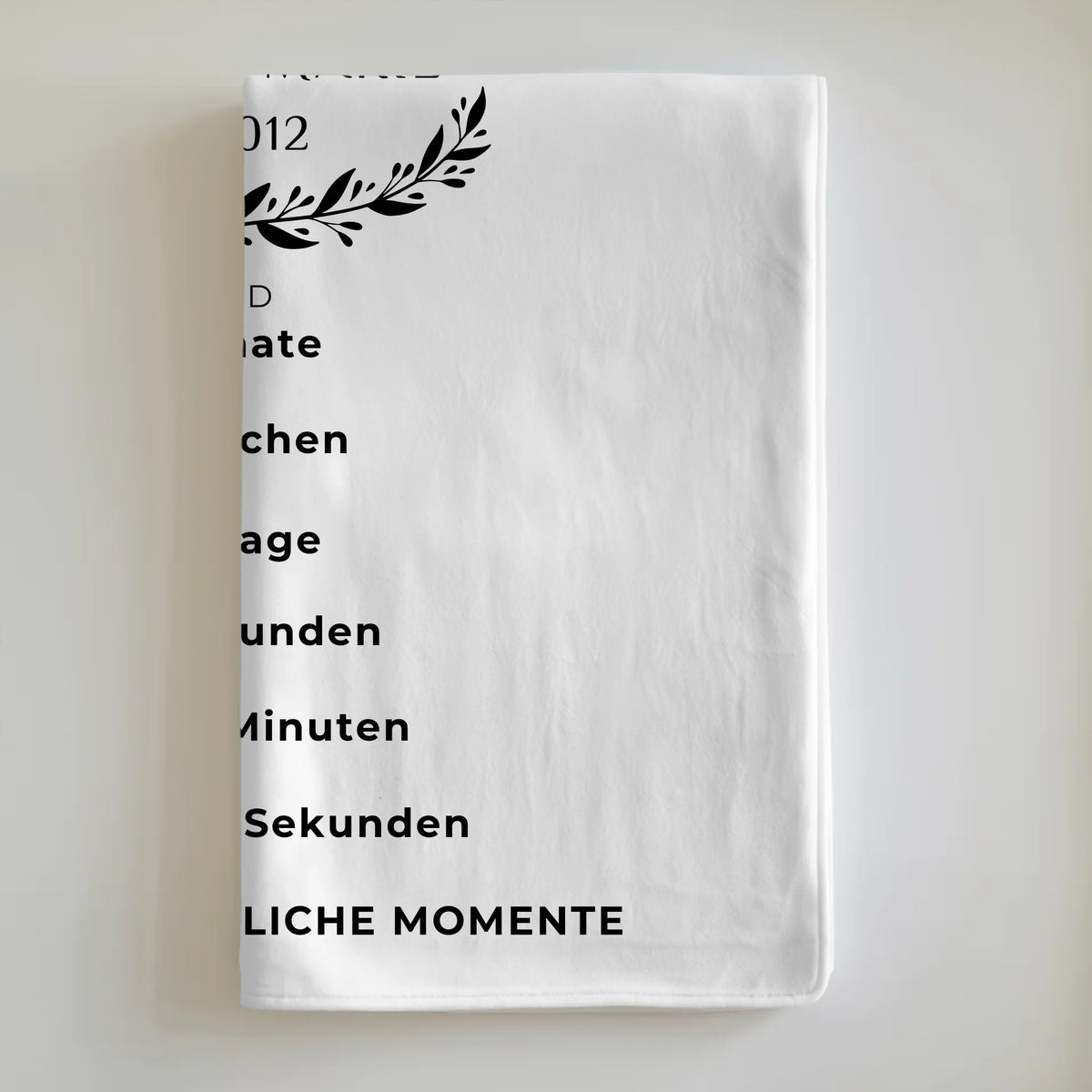 Decke Mit Foto 65 Hochzeitstag Geschenk Eiserne Hochzeit