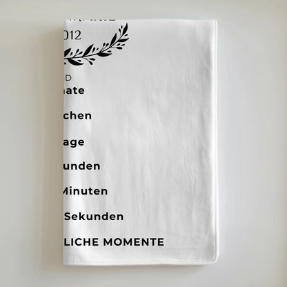 Decke Mit Foto 65 Hochzeitstag Geschenk Eiserne Hochzeit