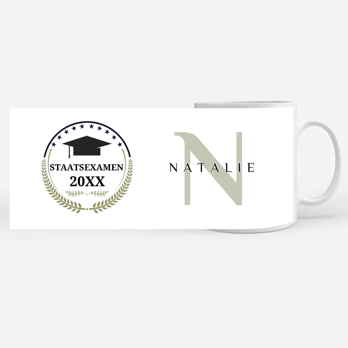 Geschenk Abschluss Tasse zum Staatsexamen - Erfolg Ist - mit Namen